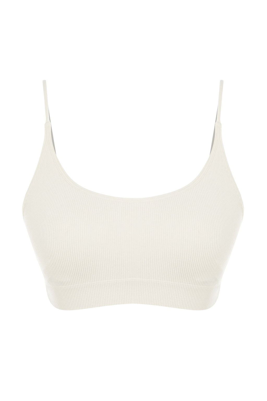 TRENDYOLMILLA Siyah Seamless/Dikissiz Ip Ask?l? S?rt Detayl? Balensiz Kaps?z Bralette Orme Sutyen THMAW23SU00130  фото 44