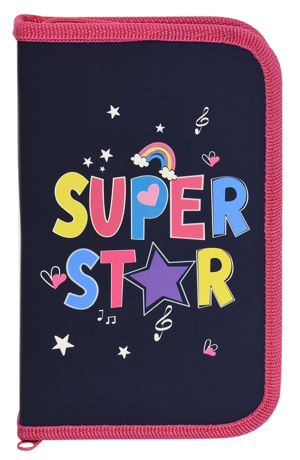 Пенал 1 секционный большой SUPER GIRL, 190х90 мм, Soft-touch - 1000 деталей фото 3