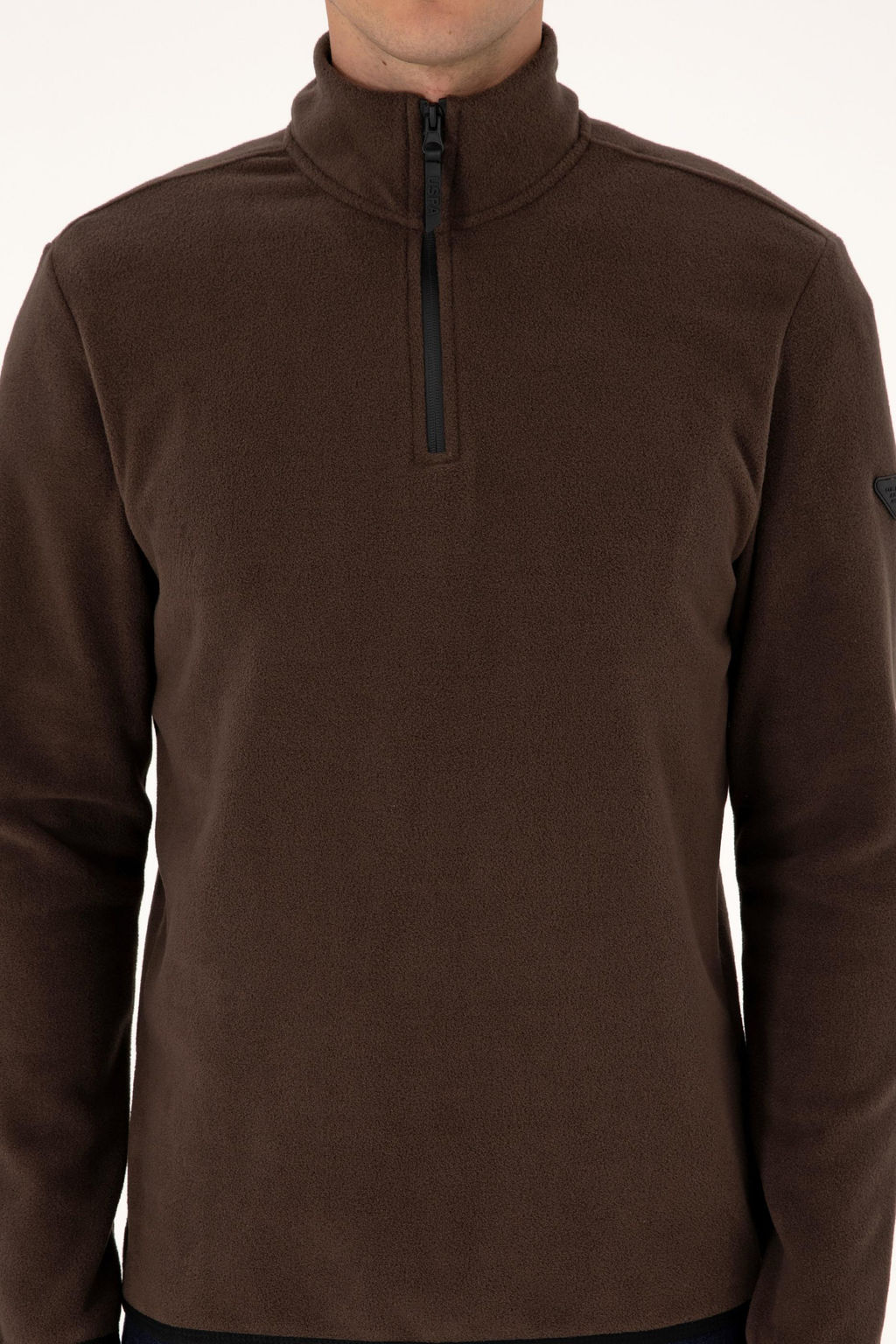 Erkek Koyu Kahverengi Basic Sweatshirt Sepette S_rpriz _ndirim - U.s. polo assn фото 6