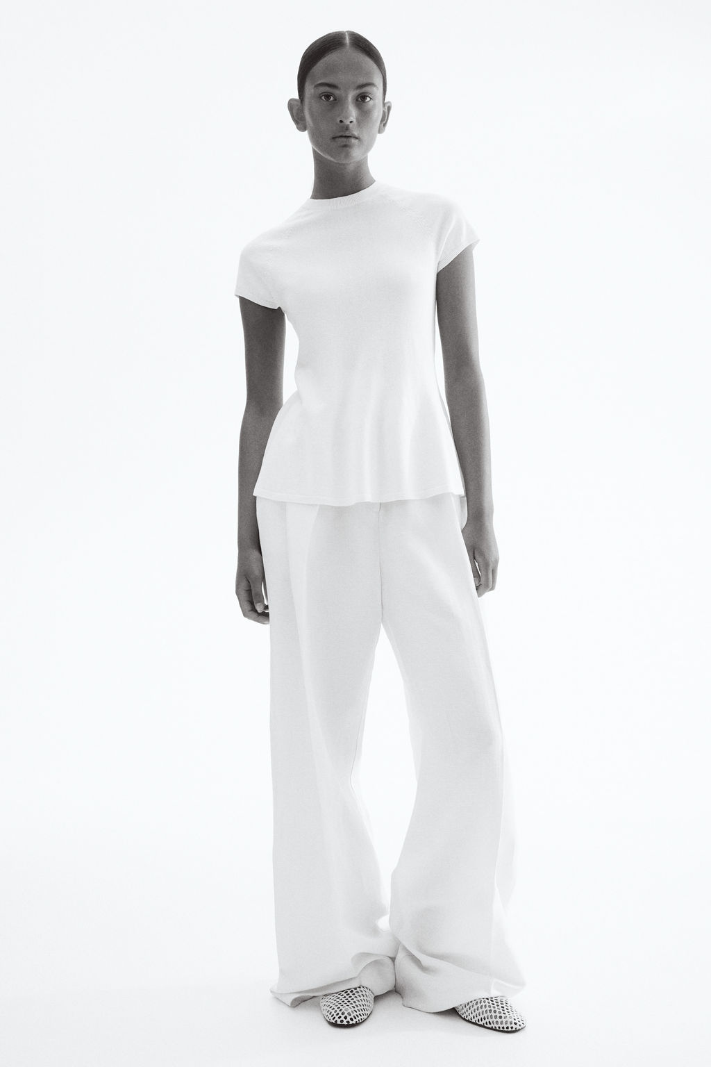 Top en punto fino con peplum - H&m фото 4
