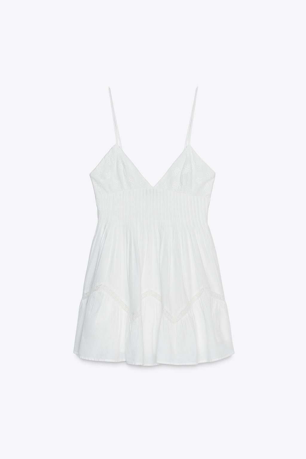 EMBROIDERED SHORT DRESS - Zara фото 5
