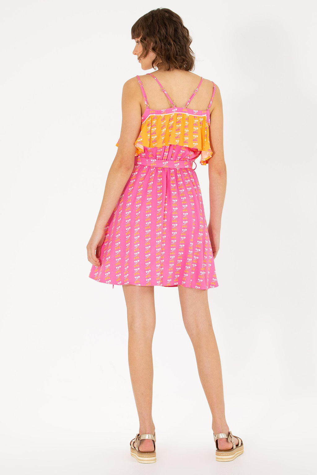 U. S. Polo Assn Женское тканое платье цвета фуксии - U.s. polo assn фото 5