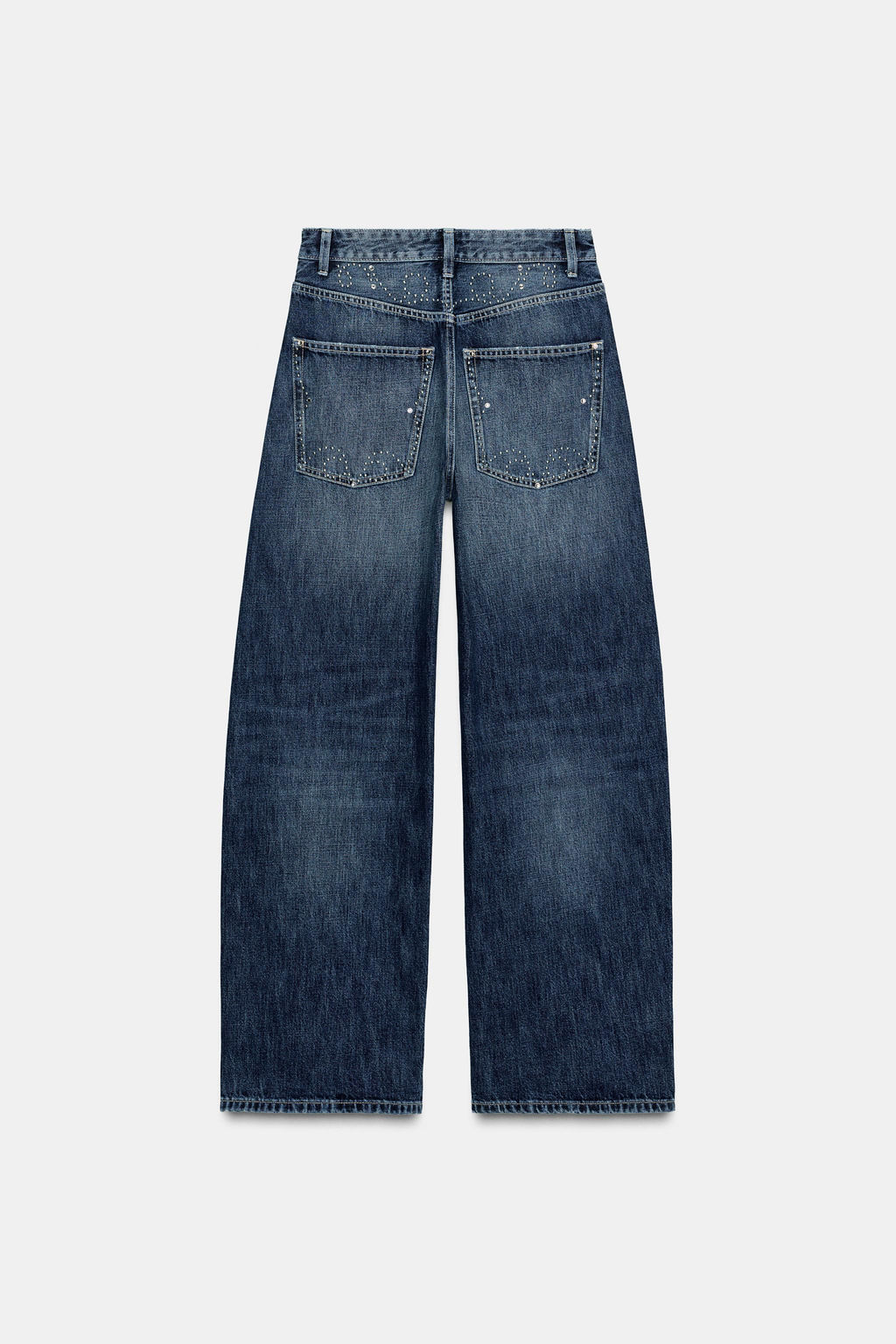 TRF JEANS WITH METAL STUDS