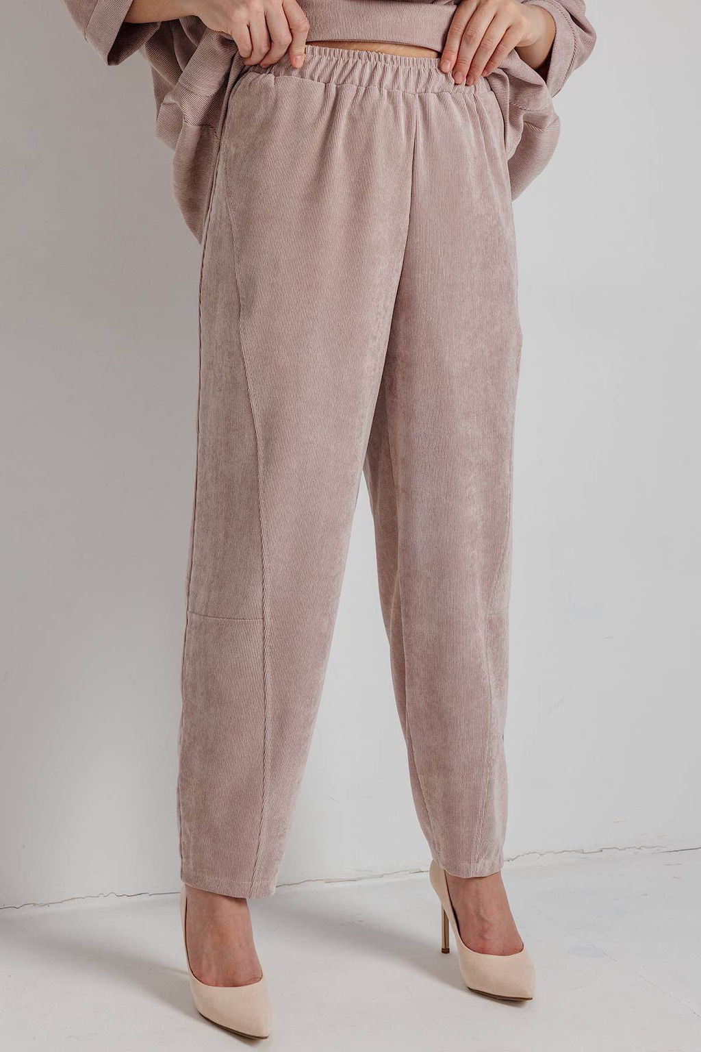 Брюки женские 207/04/Пудровый