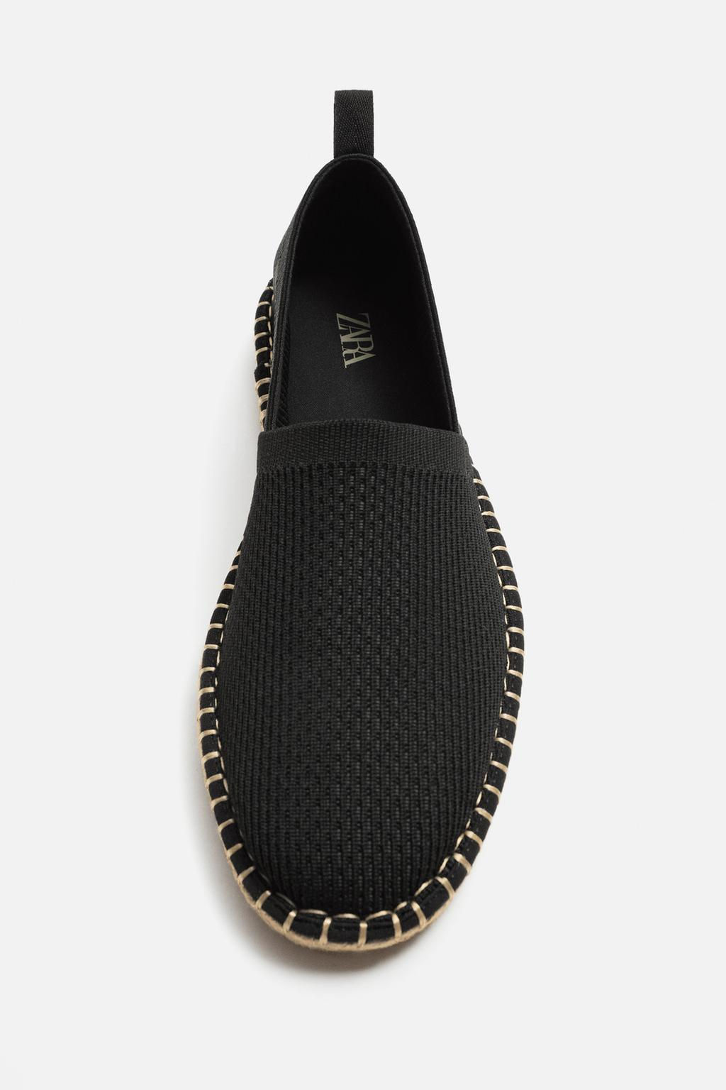 KNITTED FABRIC ESPADRILLES - Zara фото 12