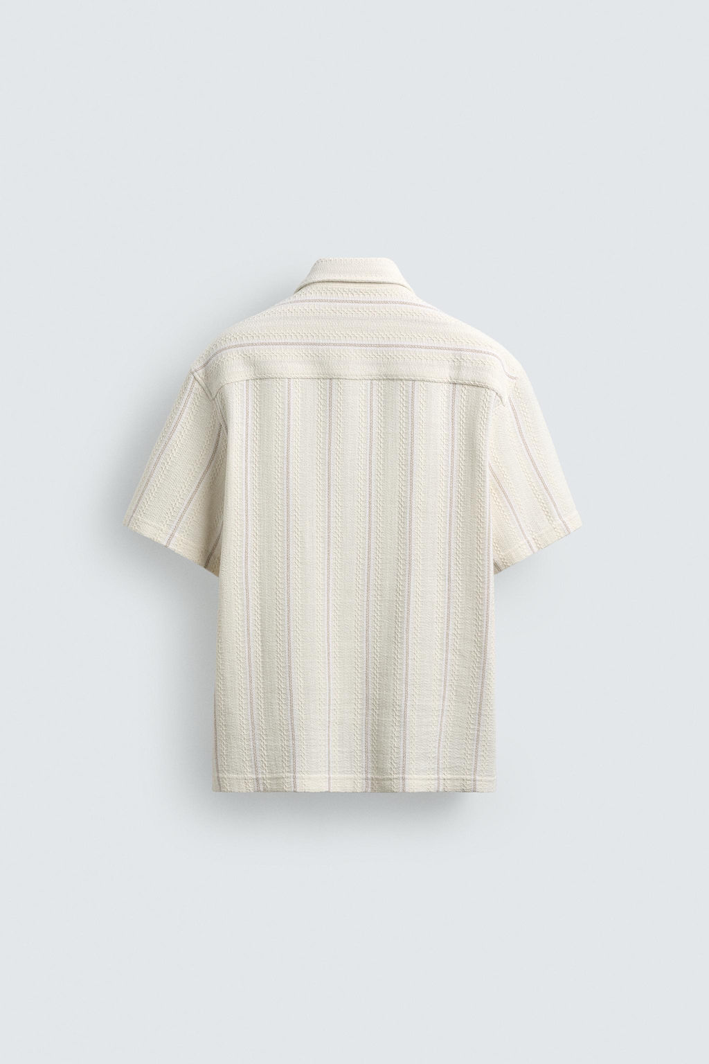 CAMISA REGULAR FIT ESTRUCTURA / Crudo - Zara фото 8