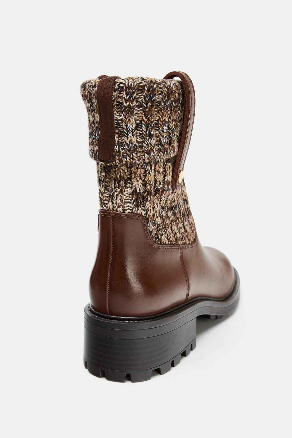 FLAT SOCK ANKLE BOOTS - Zara фото 3