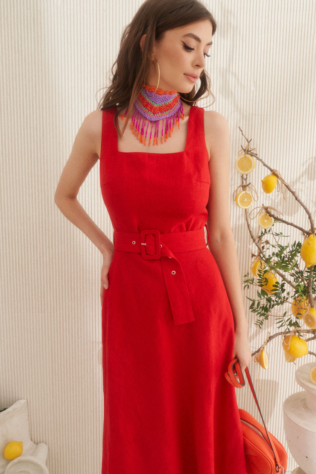 Платье 1995 (Лен - 100%) - Elletto фото 17