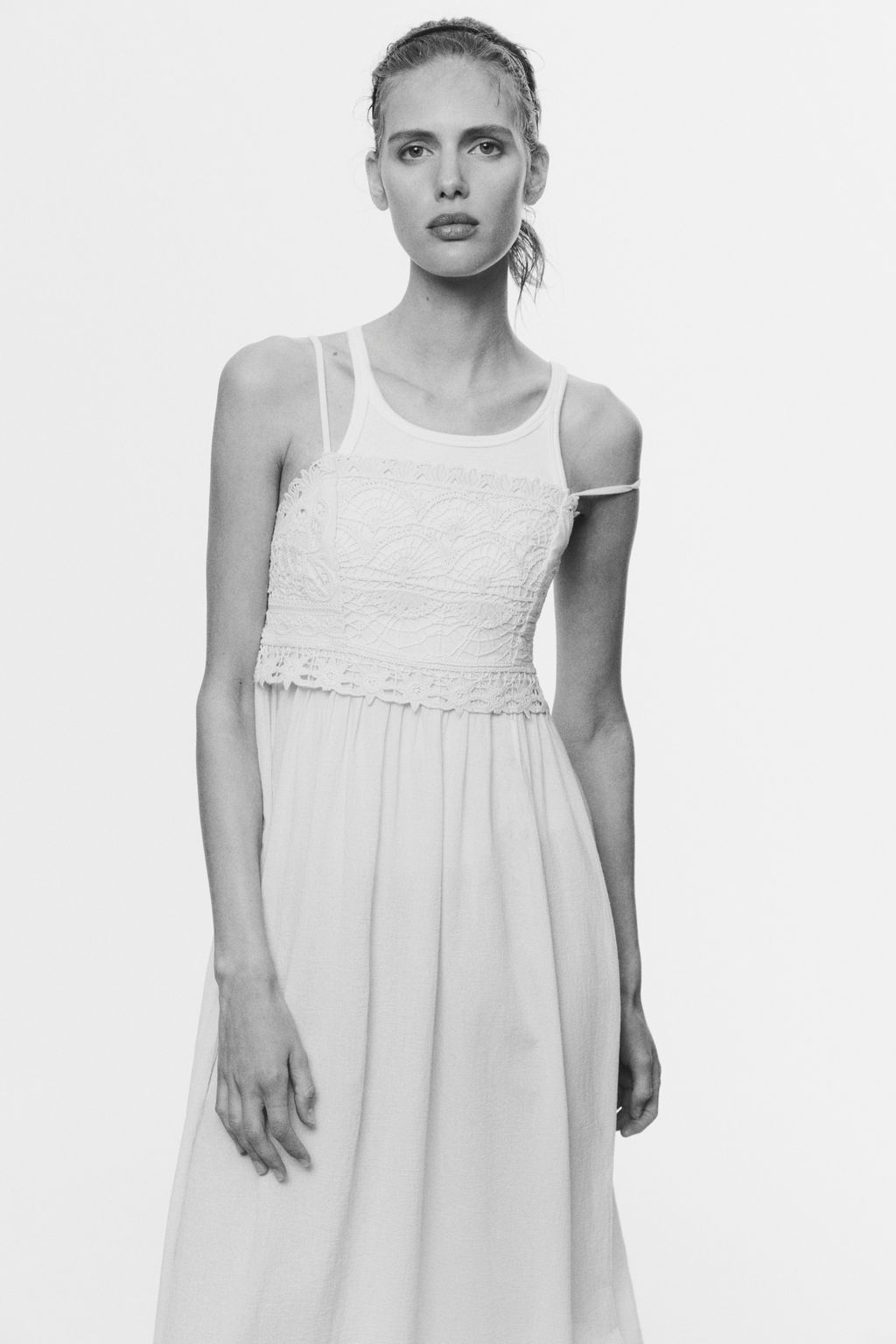 Vestido de algod?n con tirantes finos - H&m фото 2