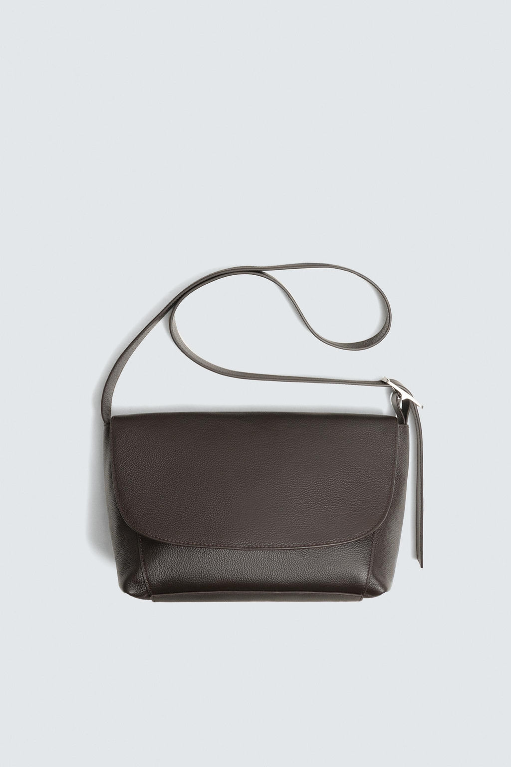 LEATHER CROSSBODY BAG - Zara фото 12
