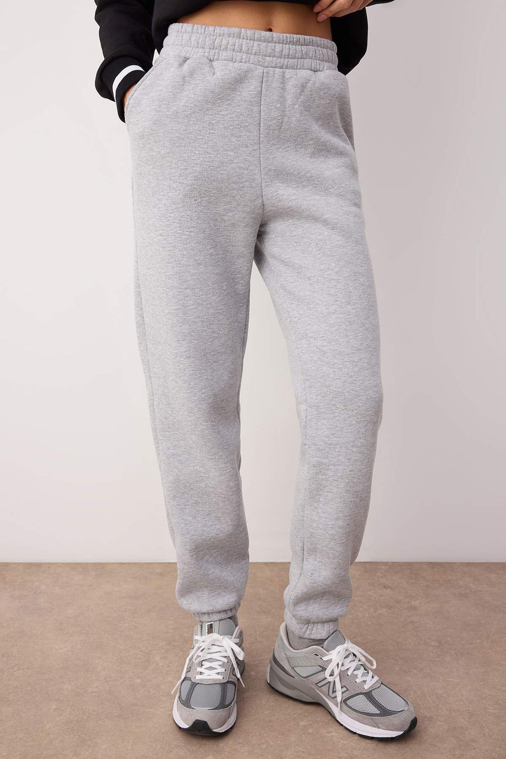 Lacivert Loose Jogger Kal?n Ici Polarl? Orme Esofman Alt? Pantolon TWOAW23EA00151 - Trendyolmilla фото 23