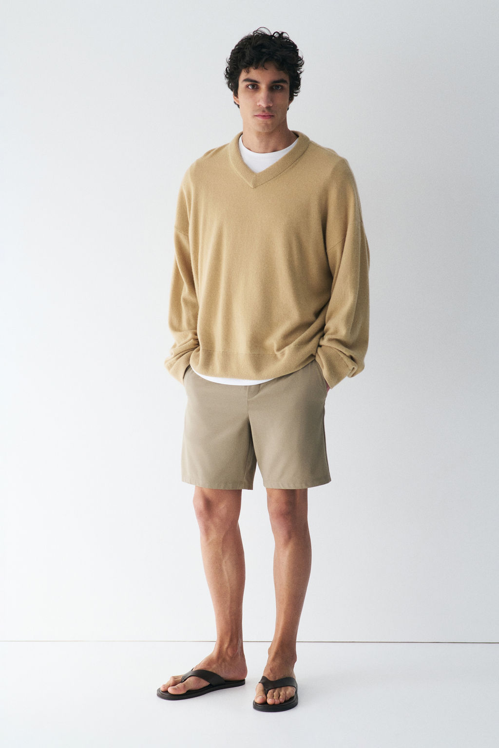 Pantal?n corto Four-way stretch Regular Fit - H&m фото 4