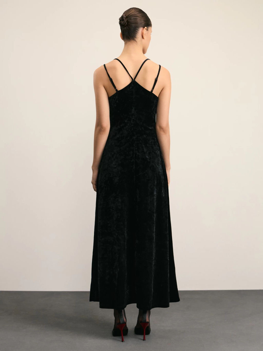 Платье миди с открытыми плечами / Zarina  фото 4