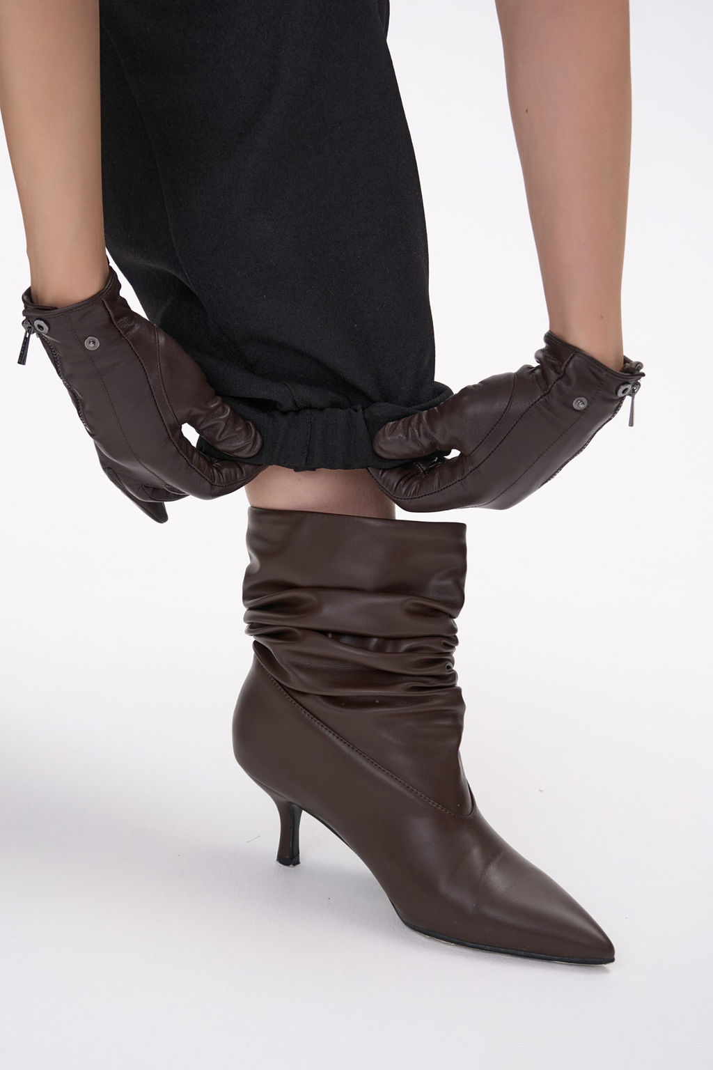 Брюки  алладины Джуди (чёрный) - Эльза фото 14