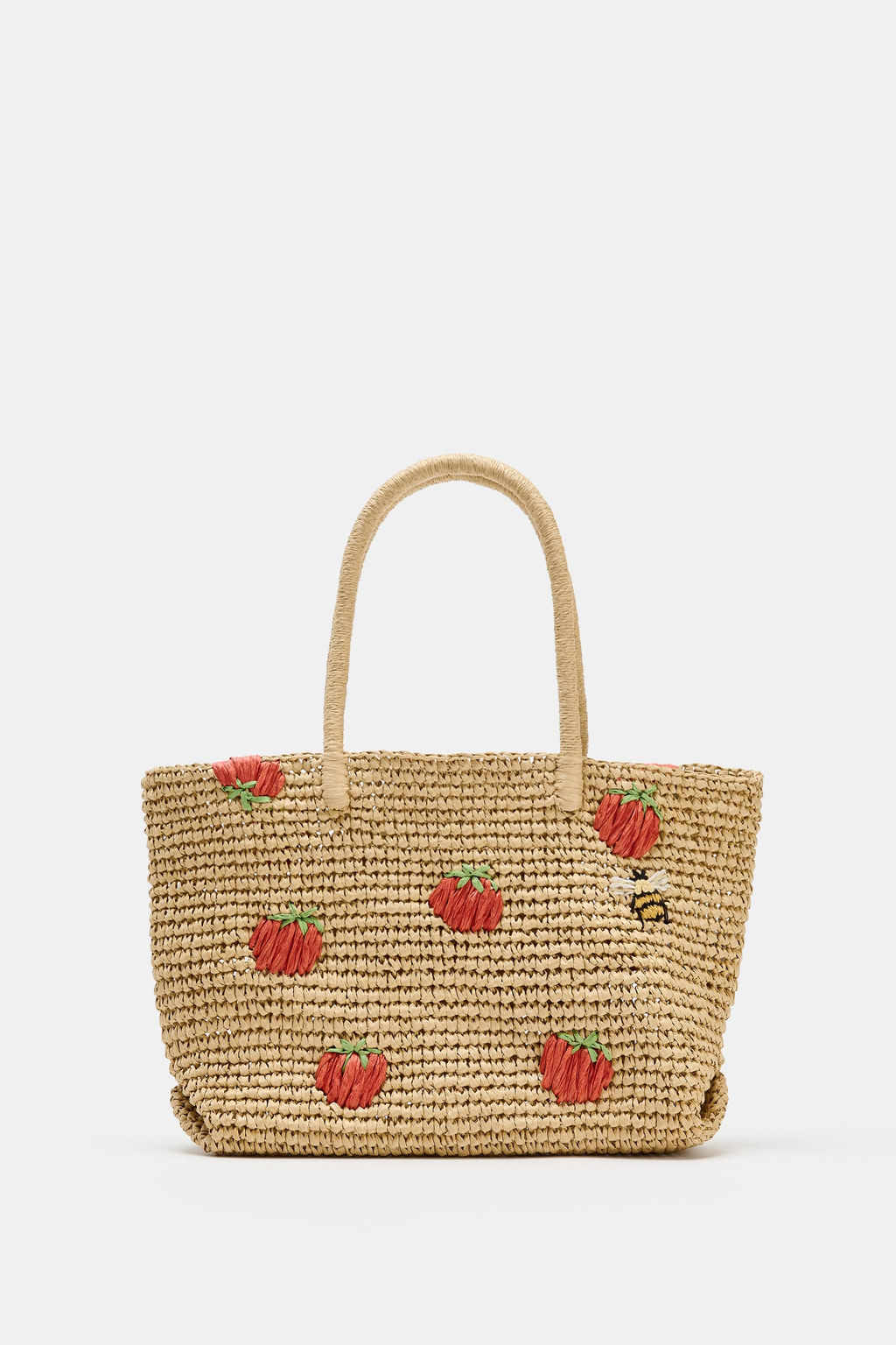 SHOPPER BORDADO / Beige claro - Zara фото 2