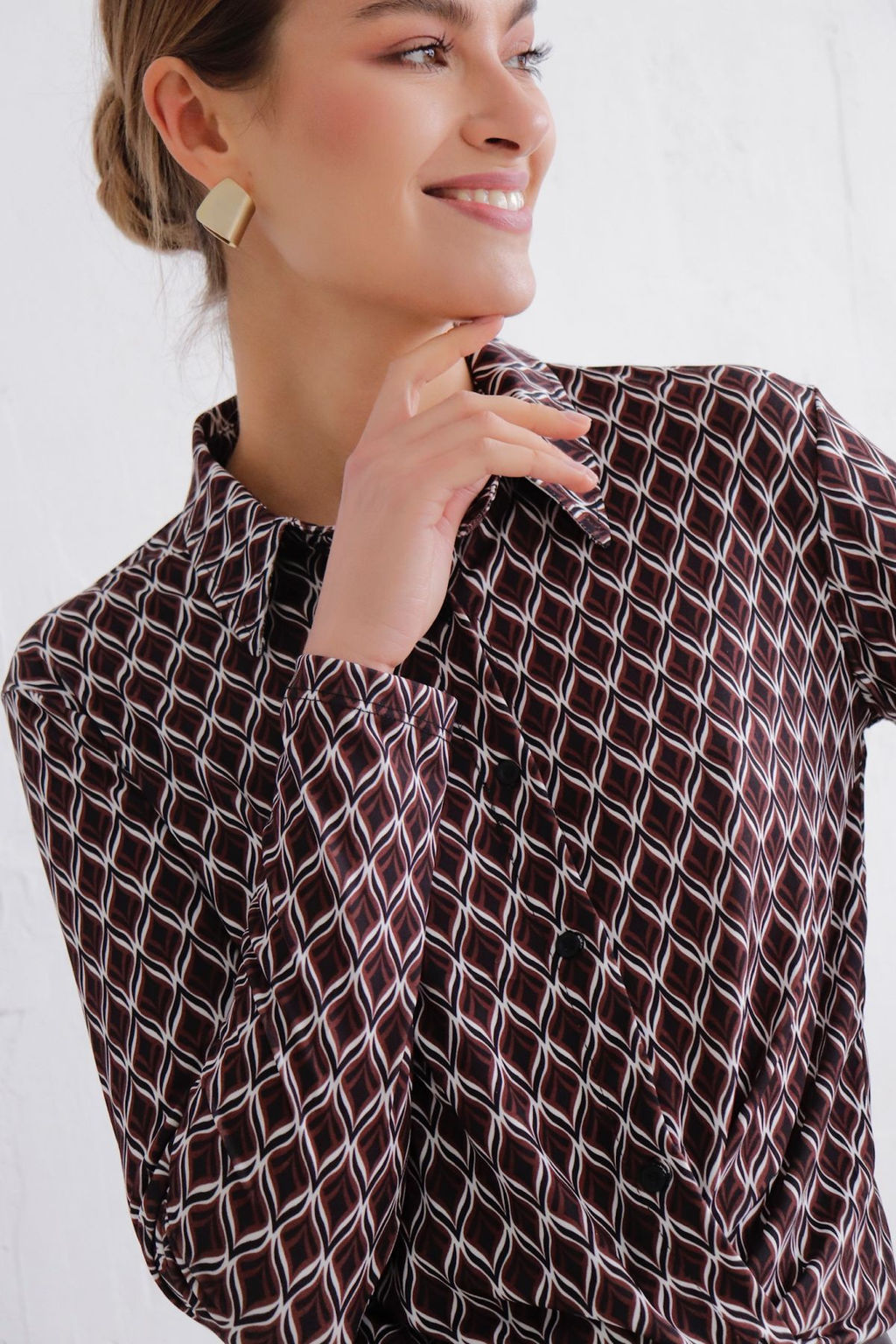 11493 Рубашка с принтом - Martichelli фото 6