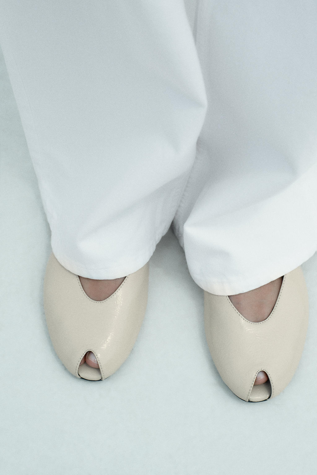 OPEN-TOE SLINGBACK SHOES - Zara фото 9
