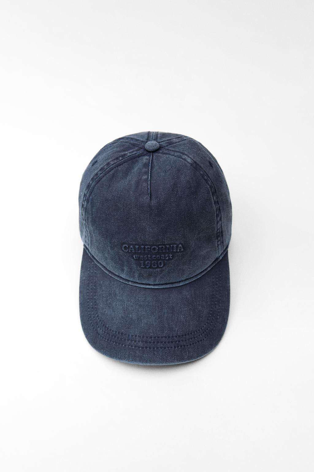 TWILL CAP WITH RAISED SLOGAN - Zara фото 3