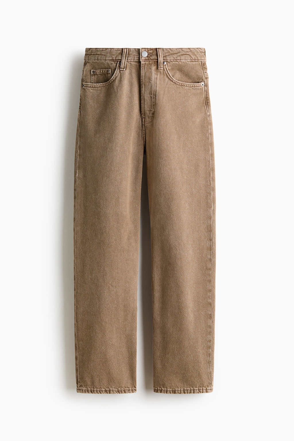 Straight High Waist Ankle Jeans - H&m фото 7