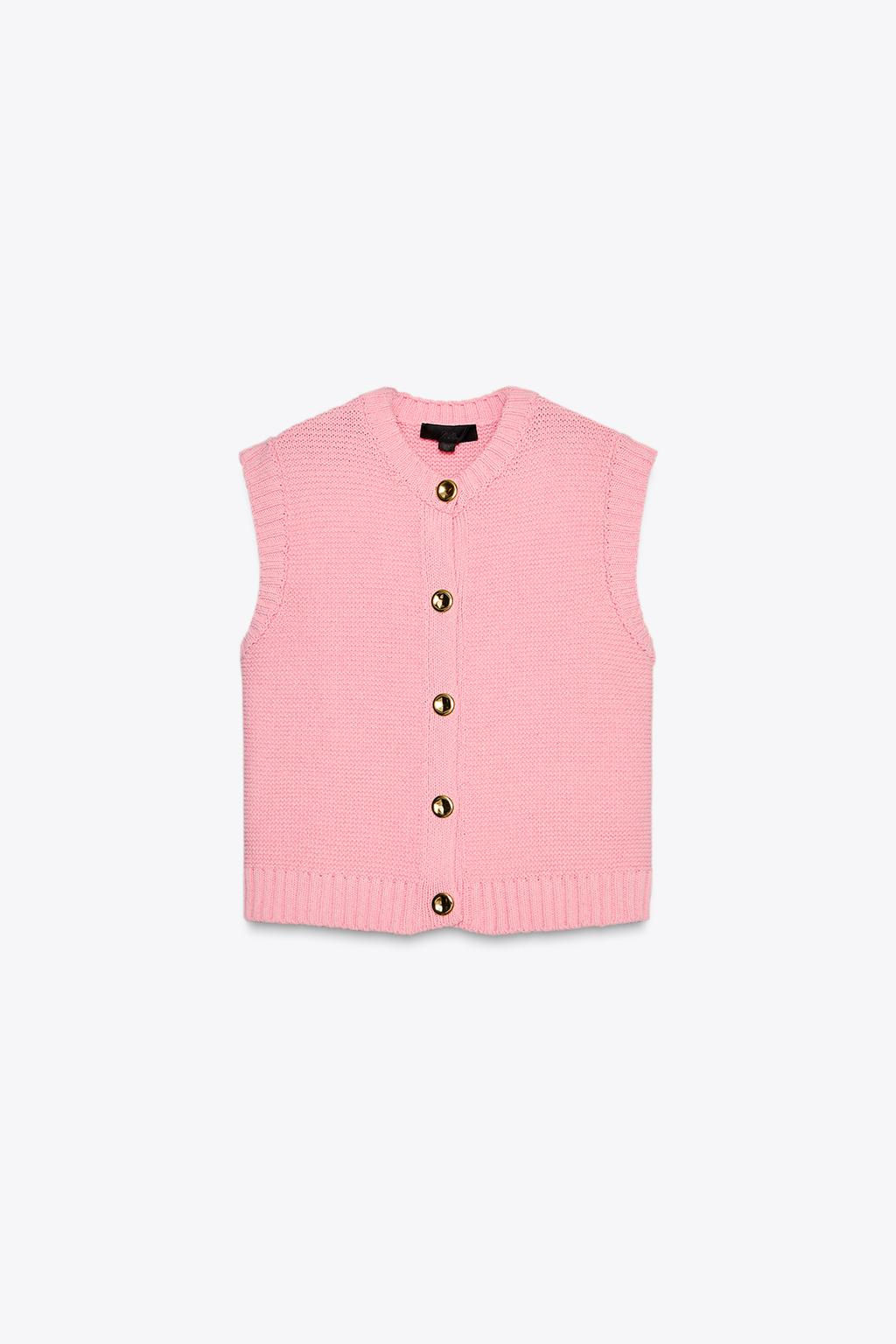 KNIT VEST TOP - Zara фото 4