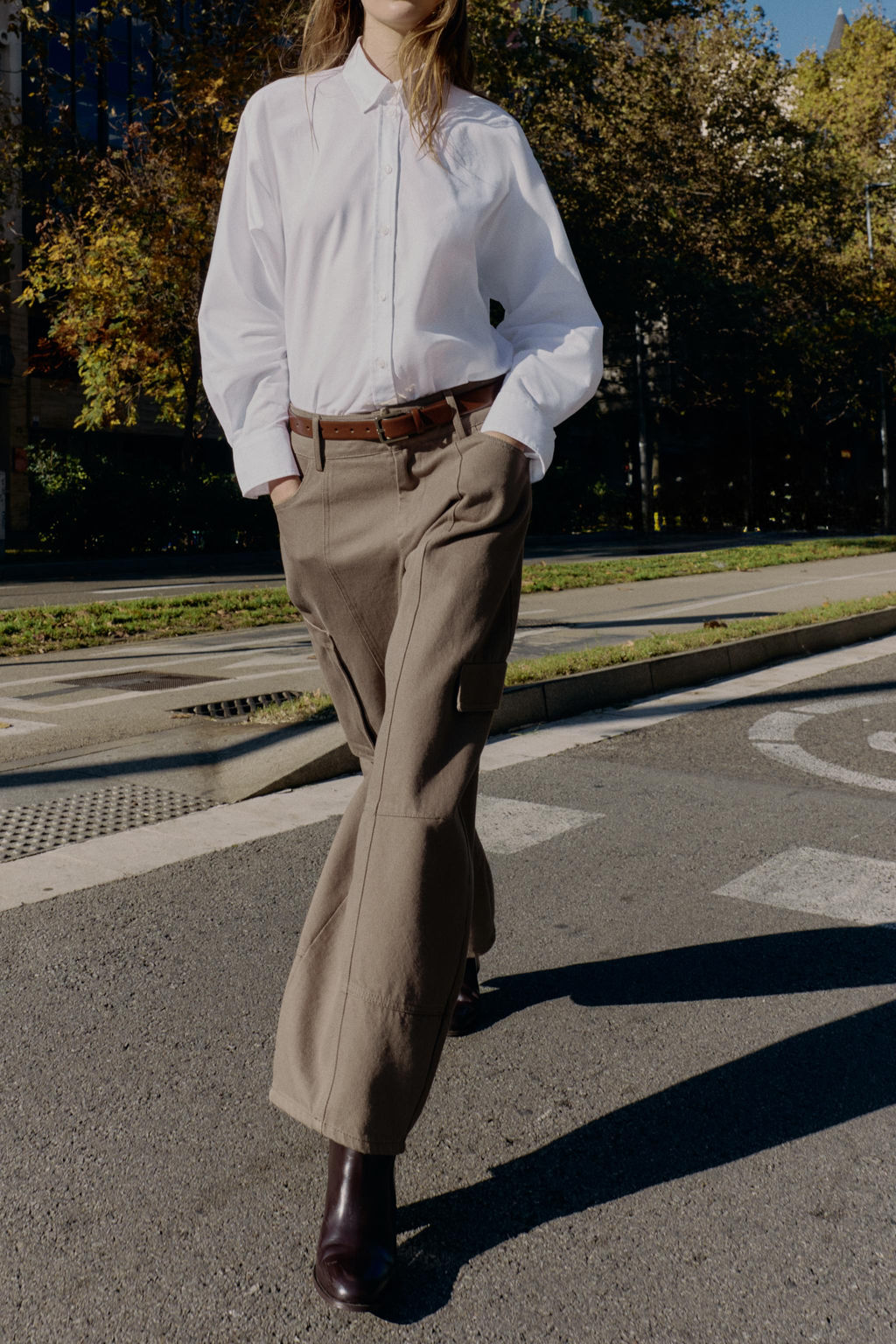 CARGO BALLOON TROUSERS - Zara фото 3