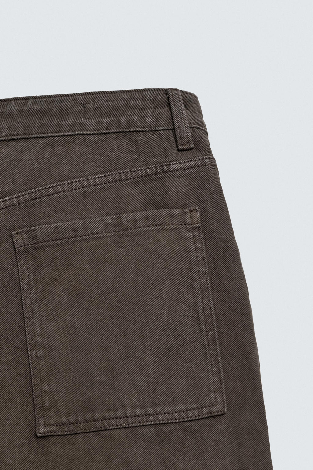 TAPERED WIDE-LEG JEANS - Zara фото 10