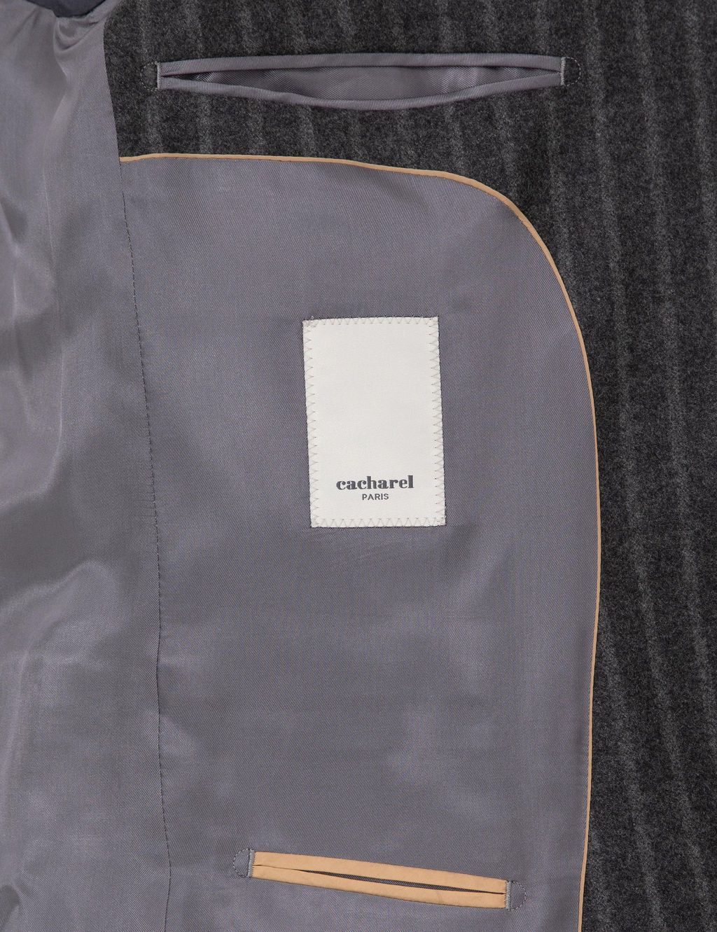 Серый зауженный костюм - Cacharel фото 6