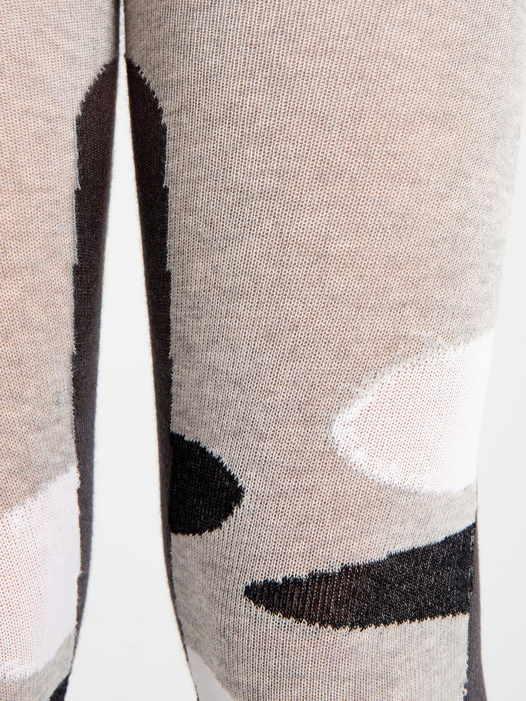 Цена за 3 пары! Колготки детские серые с рисунком в виде кошачьих лапок - Mark formelle фото 5