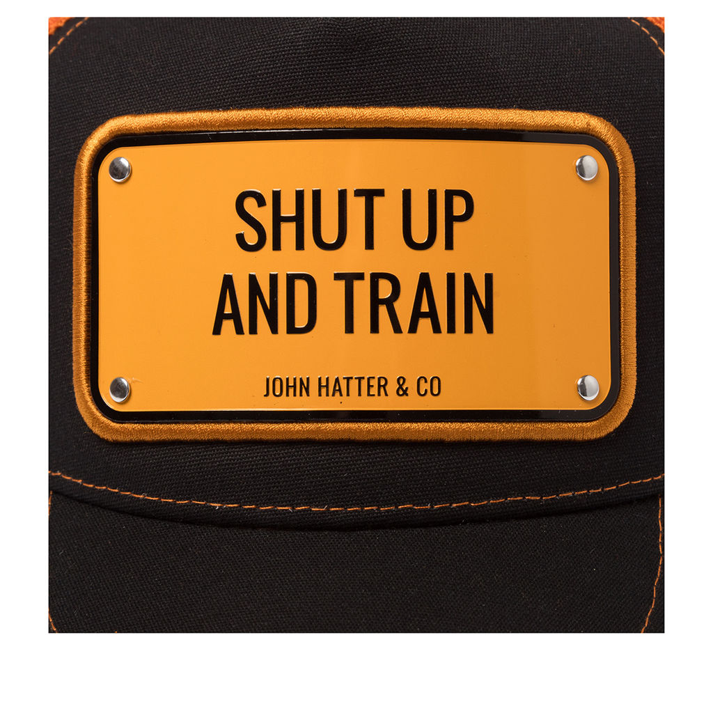 Бейсболка JOHN HATTER арт. 1-1102-U00 Shut Up And Train (черный)  фото 4