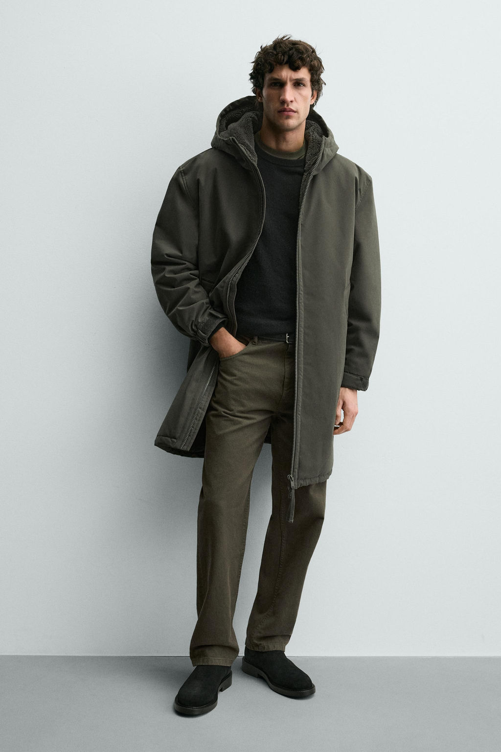 BOTA CHELSEA PIEL / Negro - Zara фото 2