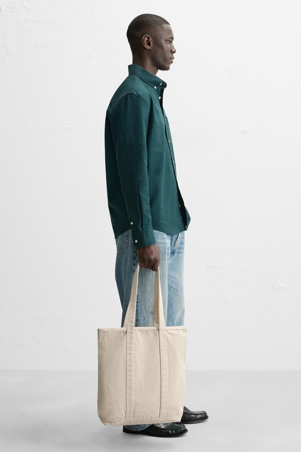 FABRIC SHOPPER BAG - Zara фото 10