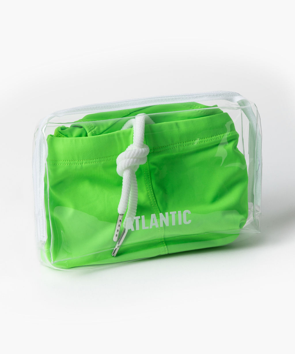 ATLANTIC KMT-340 Плавки мини мужские Sexy неоновый лайм  фото 5