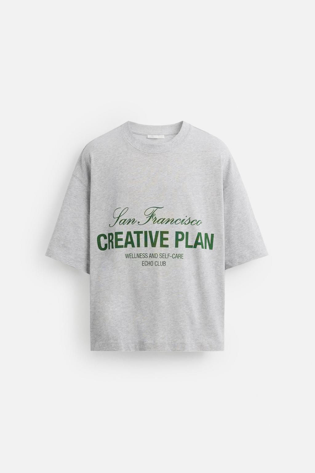 SLOGAN PRINT T-SHIRT - Zara фото 7