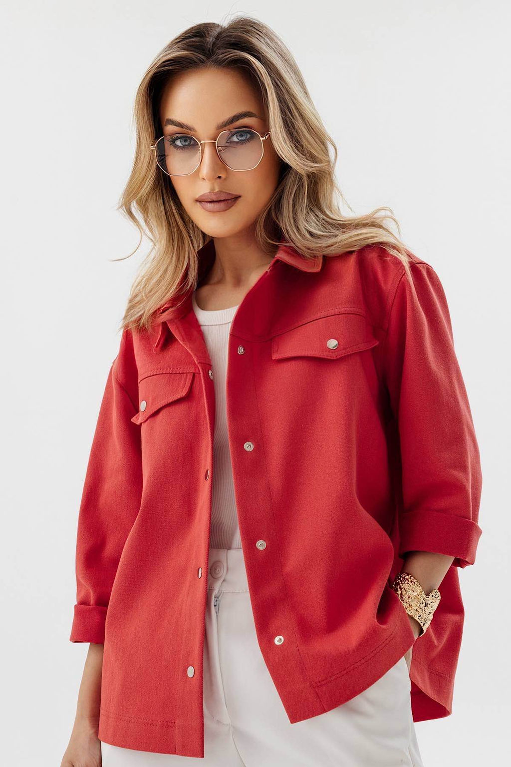 Жакет женский 4281/20/Коралловый - Rise фото 5