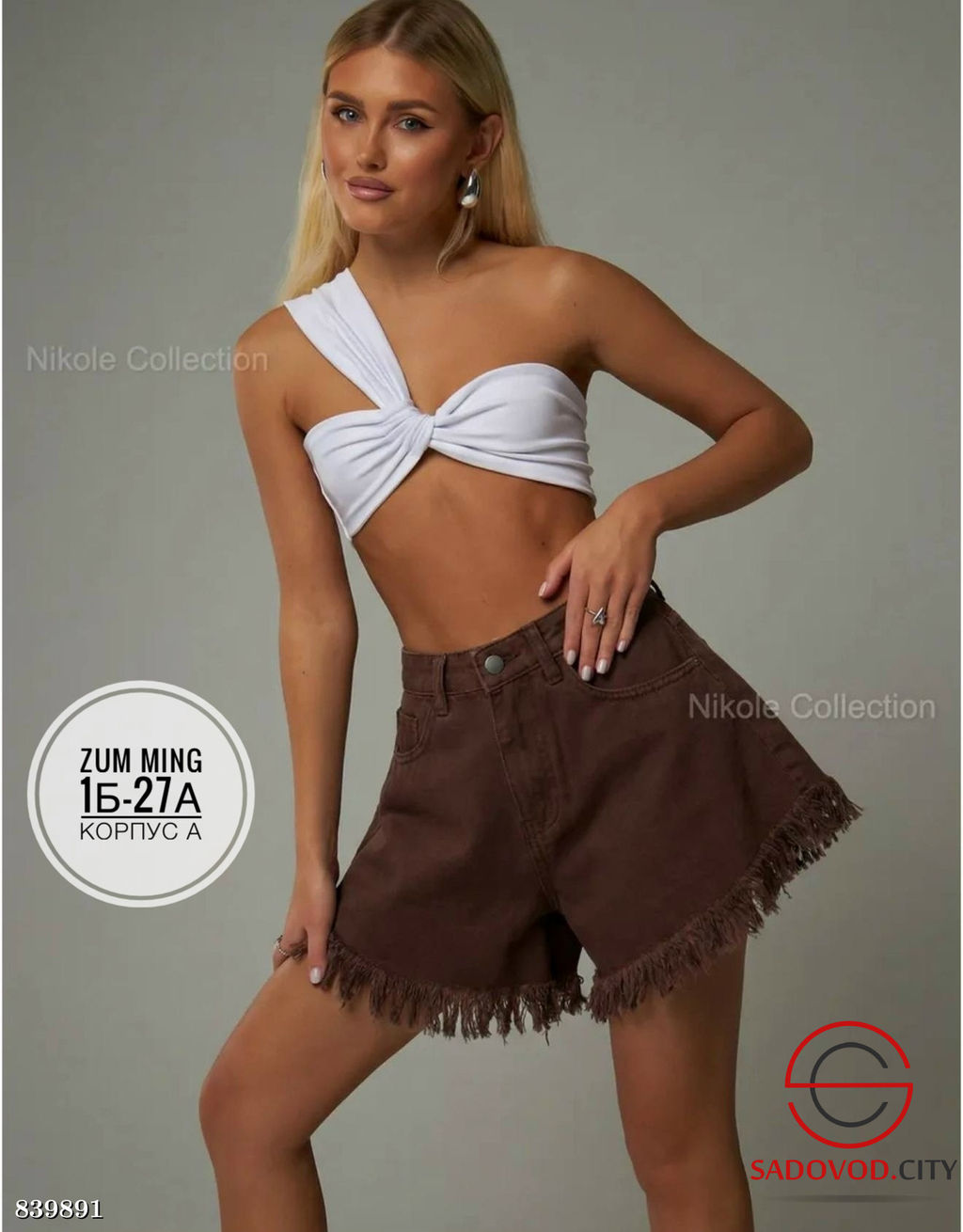 Шорты джинсовые женские - Bruno фото 2