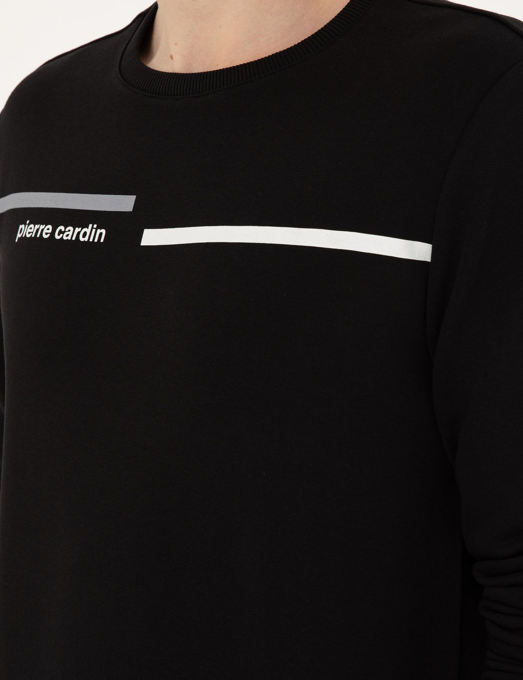 Siyah Regular Fit Sweatshirt - Pierre cardin фото 7