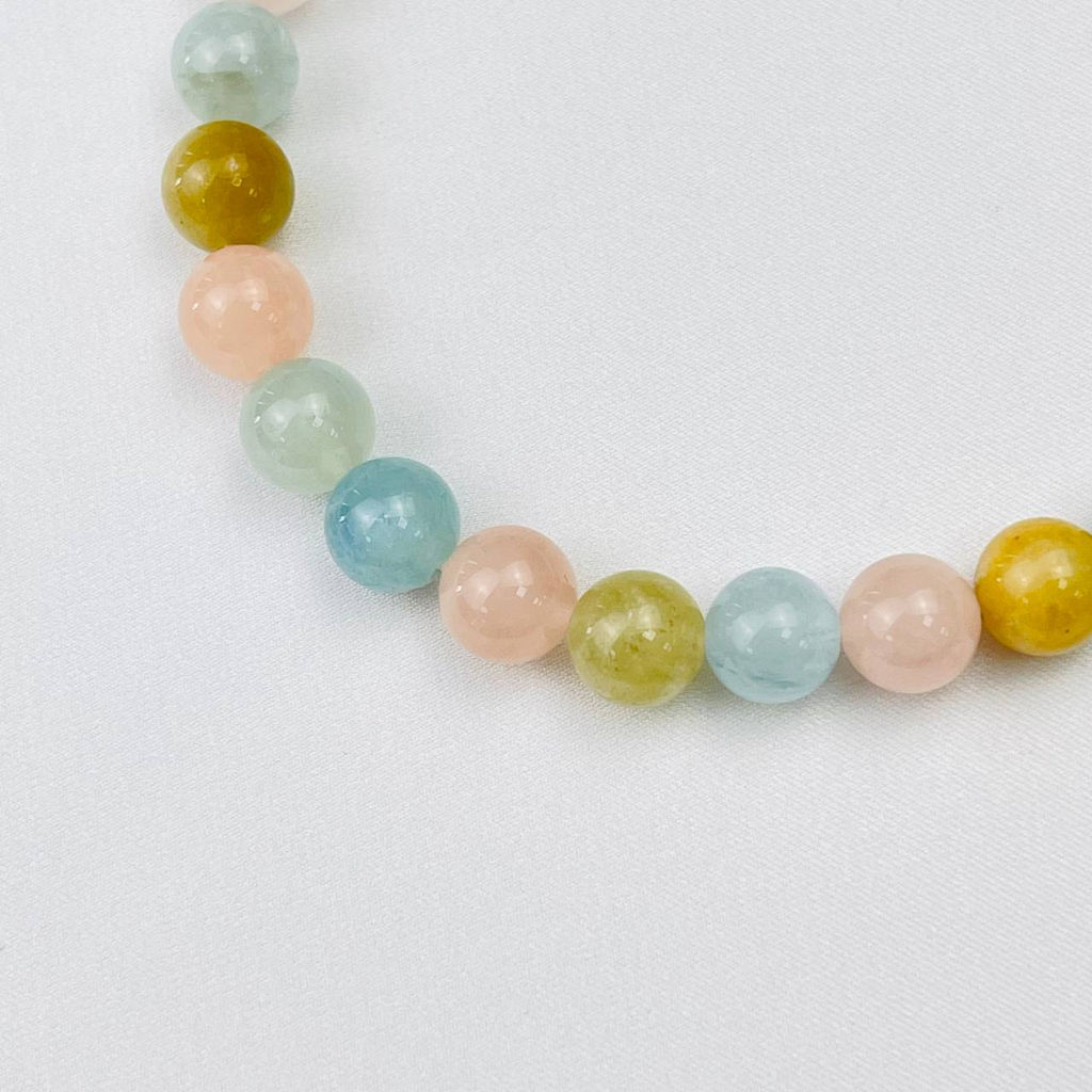 Четки буддийские "мала" из Берилла микс (27 бусин)