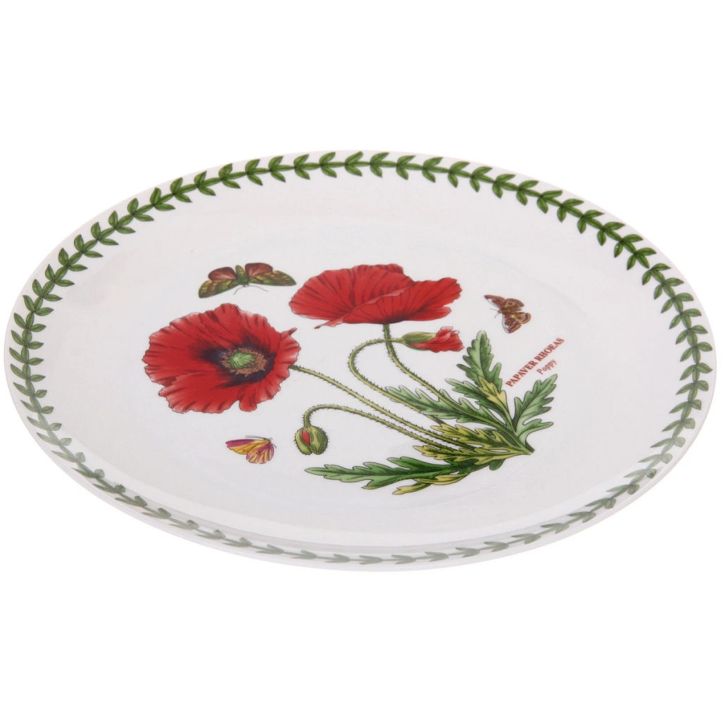 Тарелка керамическая "Цветочная грация" 26см, маки