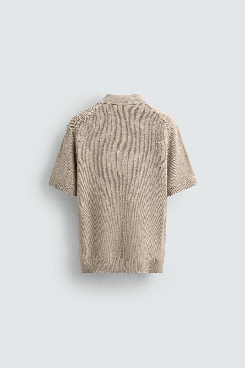 PURL KNIT POLO SHIRT - Zara фото 8