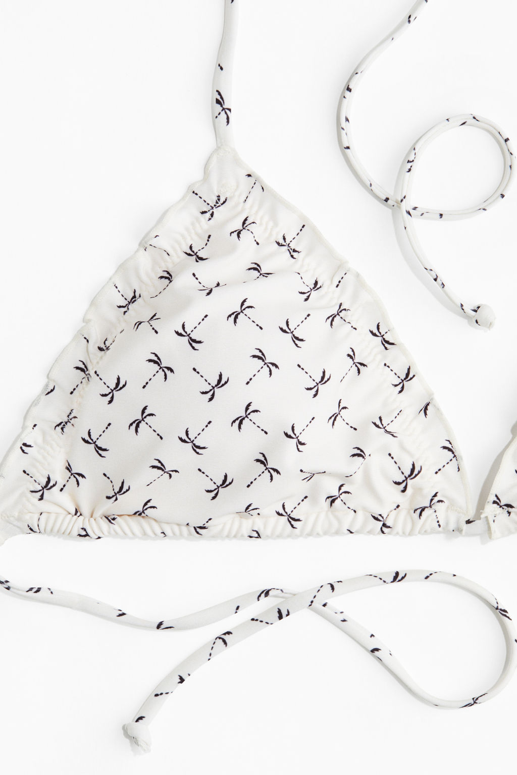 Top de bikini triangular con relleno - H&m фото 3