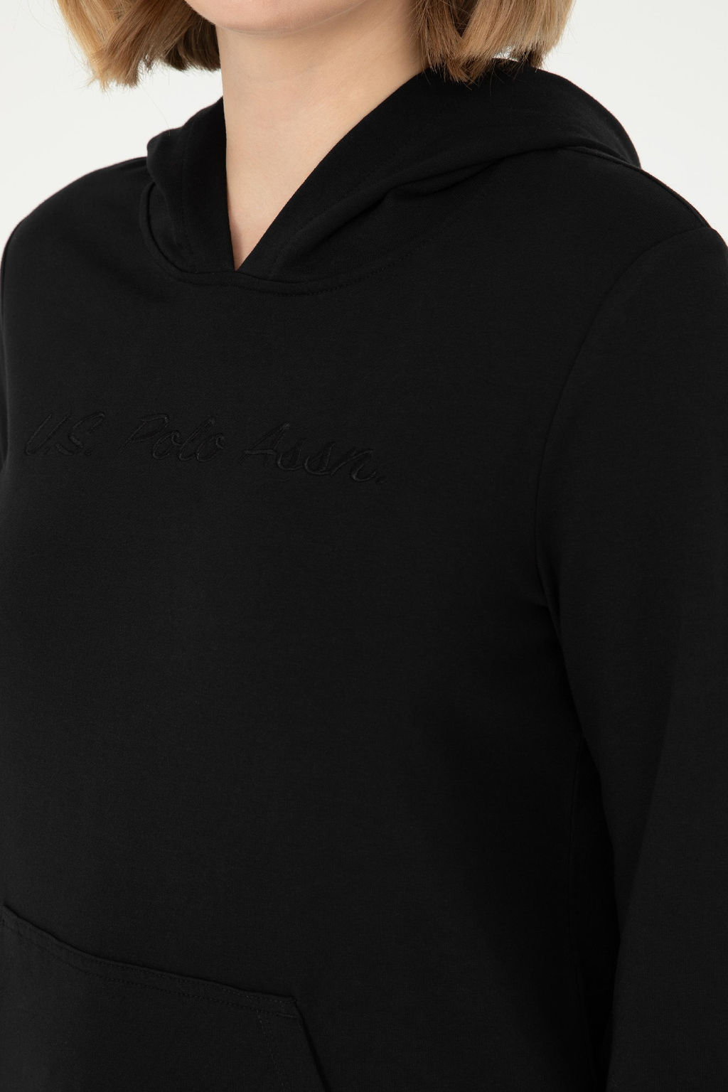 Женский черный свитшот - U.s. polo assn фото 7