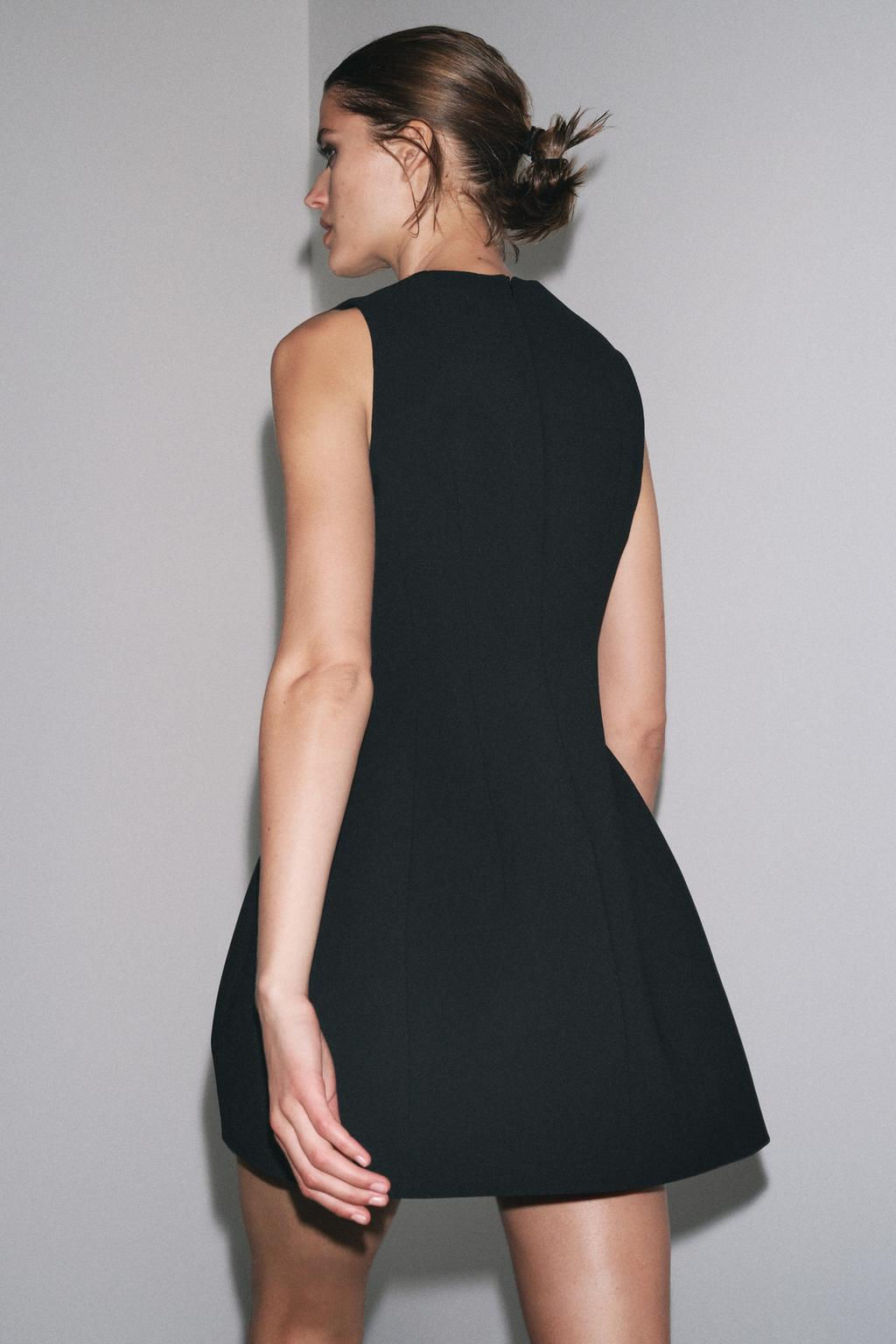 ZW COLLECTION SHORT VOLUMINOUS DRESS - Zara фото 10