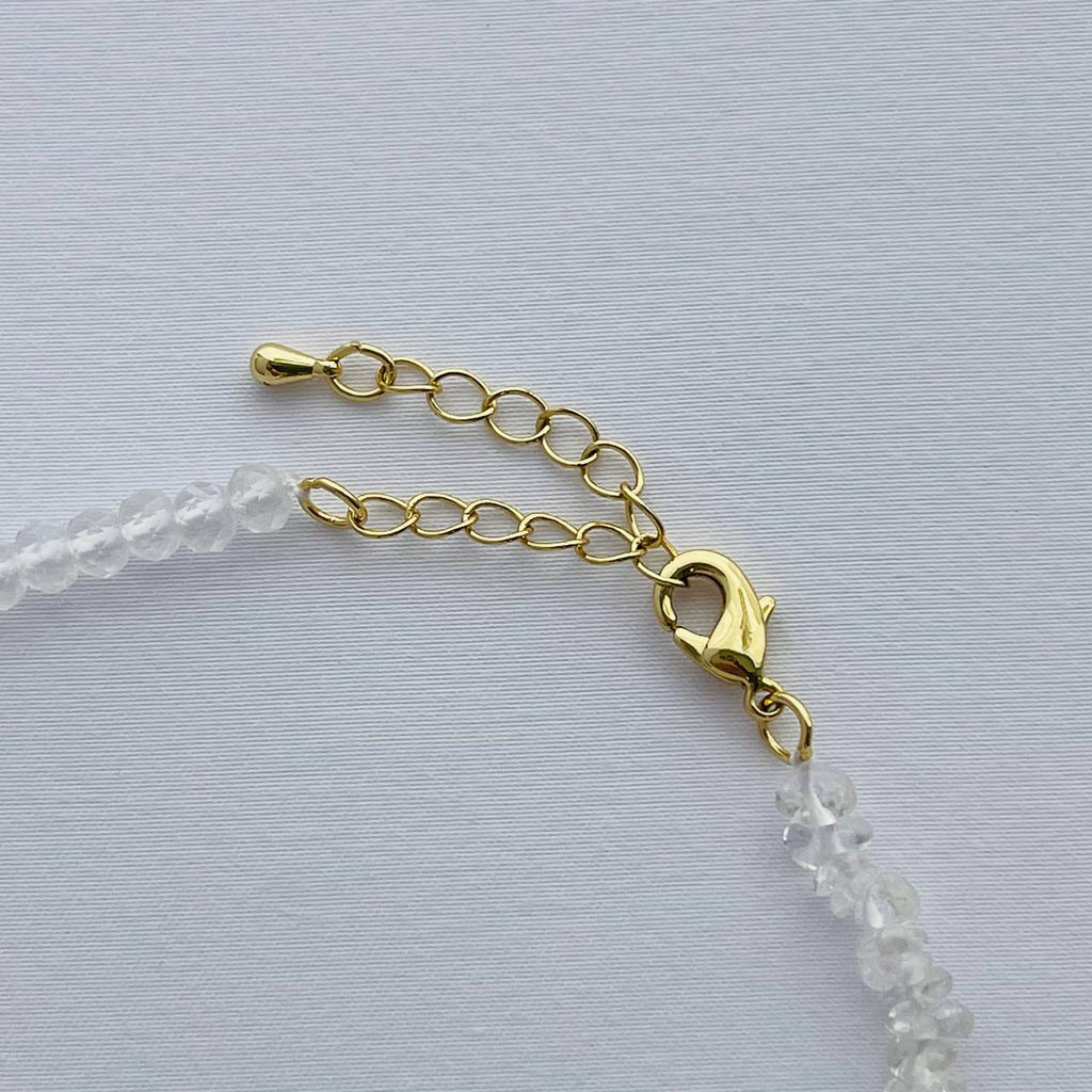 Бусы из Горного Хрусталя с подвеской Сердце - Радуга самоцветов фото 4