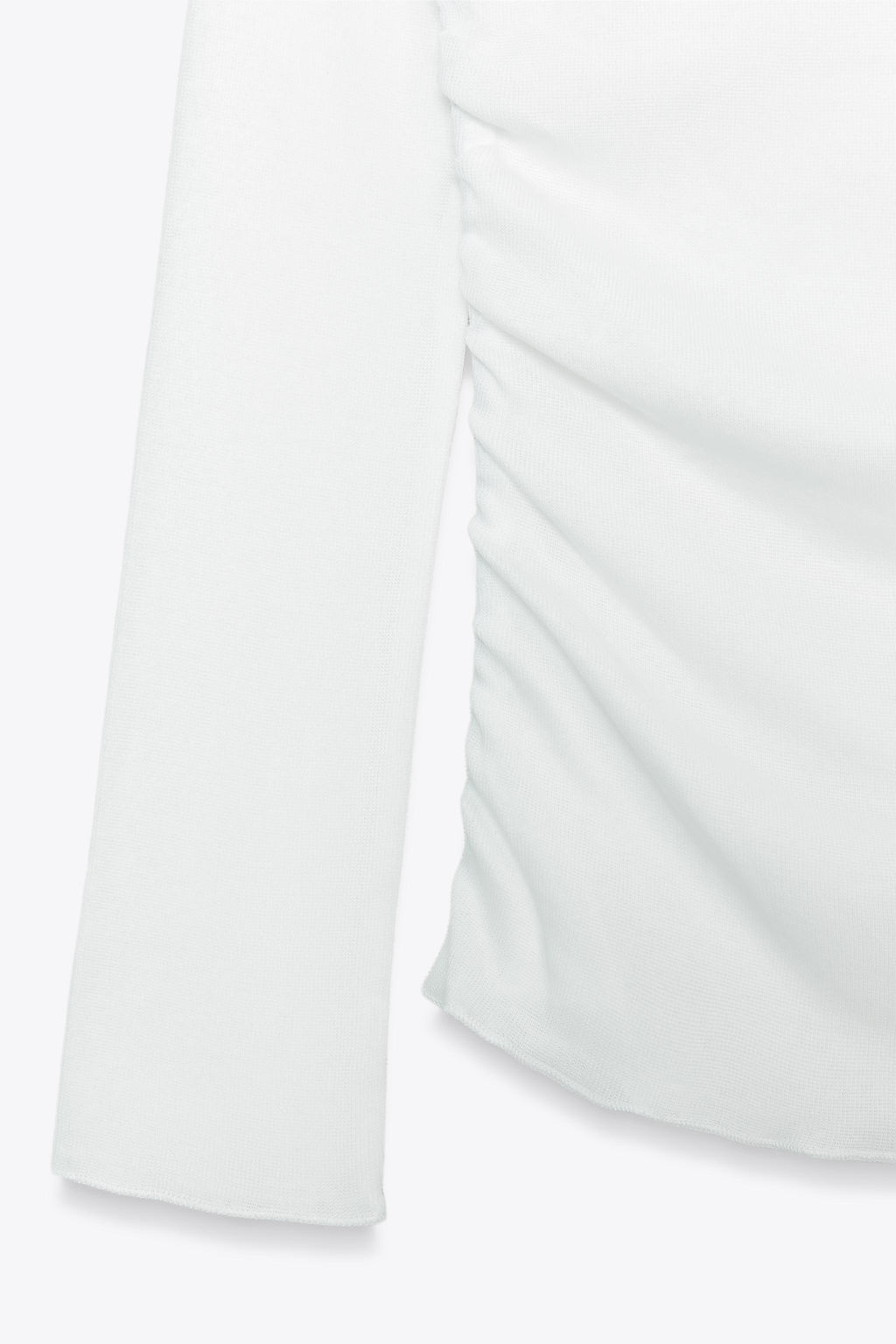 GATHERED BANDEAU T-SHIRT - Zara фото 7
