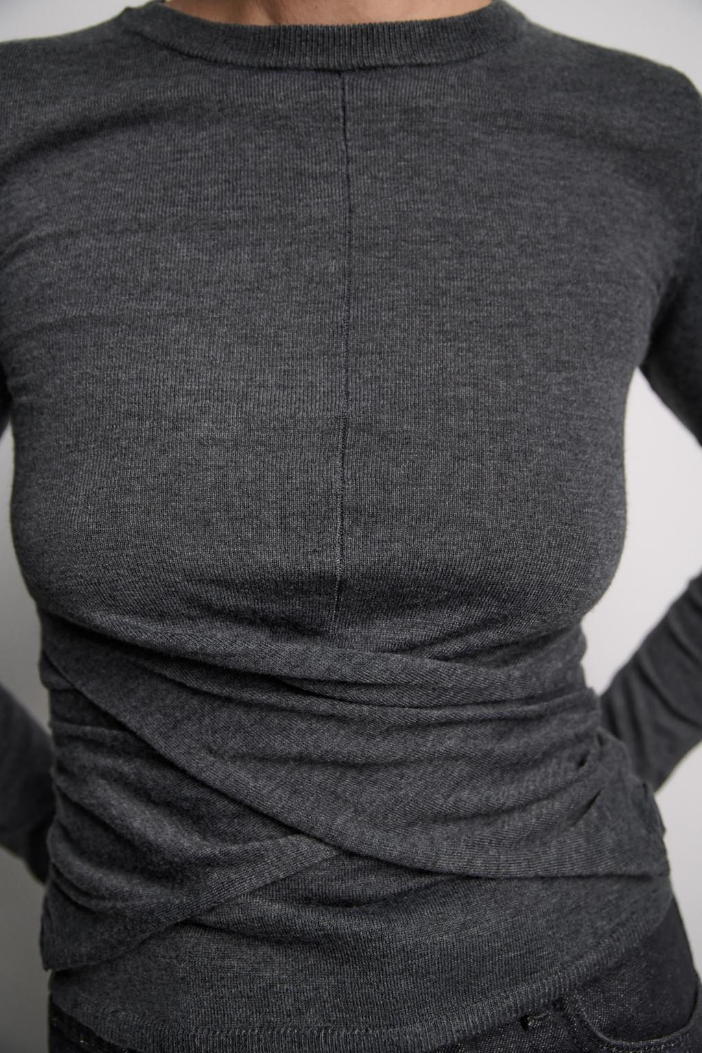 CROSSOVER KNIT TOP - Zara фото 10