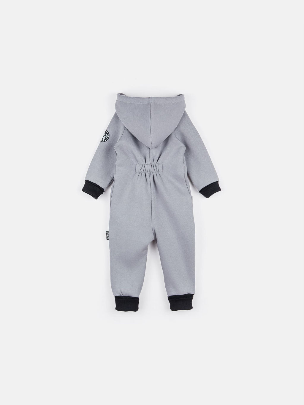 Комбинезон с капюшоном и накладным карманом Жемчуг - Bungly фото 4