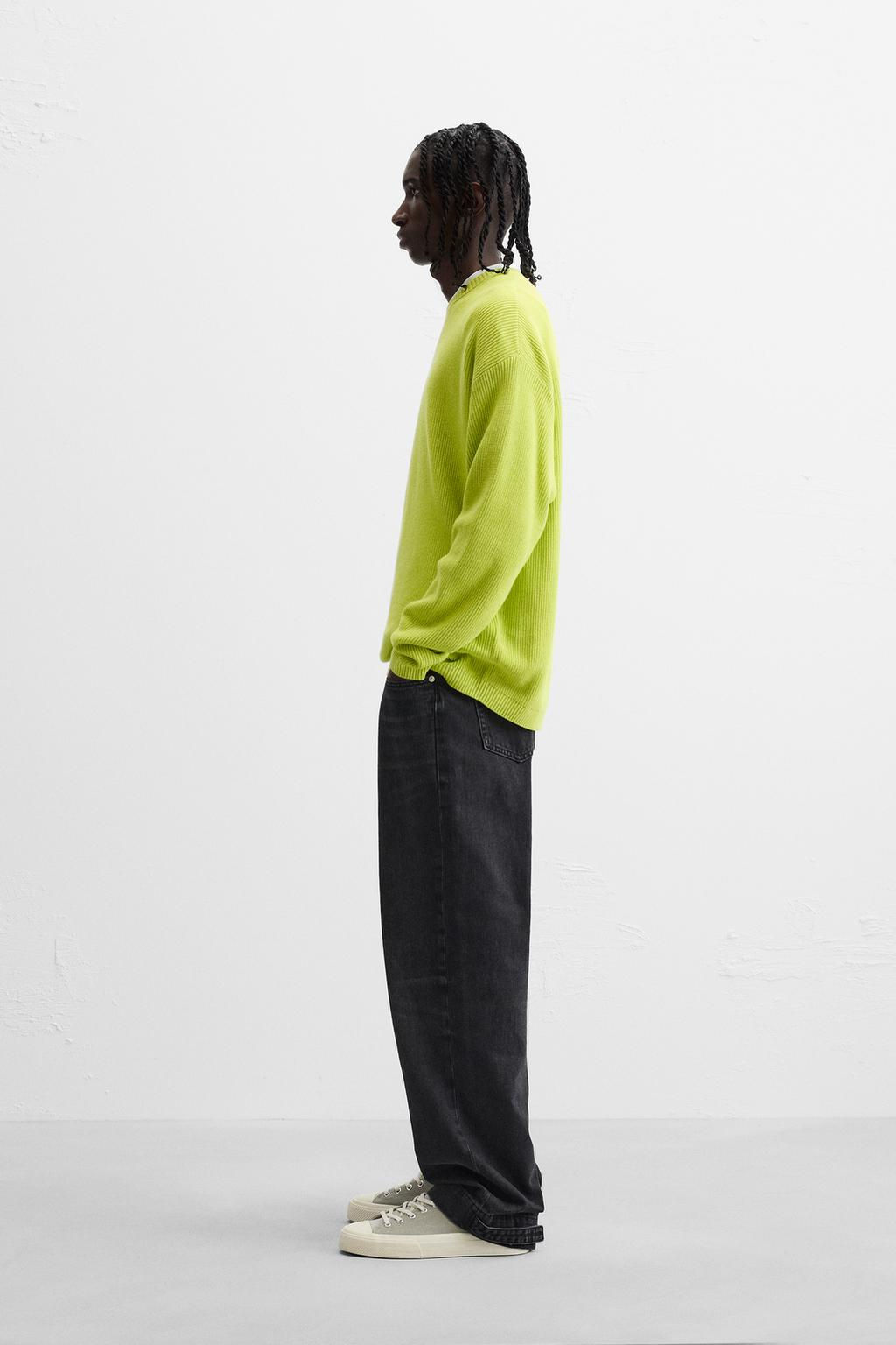 TEXTURED COTTON SWEATER - Zara фото 4
