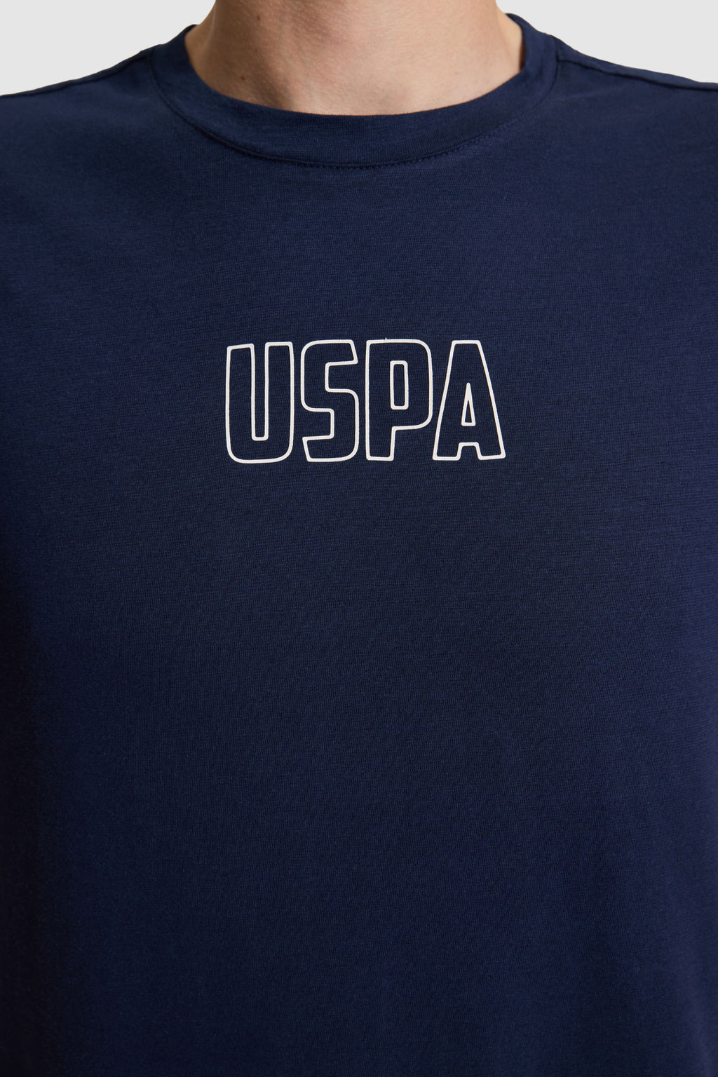 Erkek Lacivert Regular Fit Bisiklet Yaka Ti__rt - U.s. polo assn фото 6