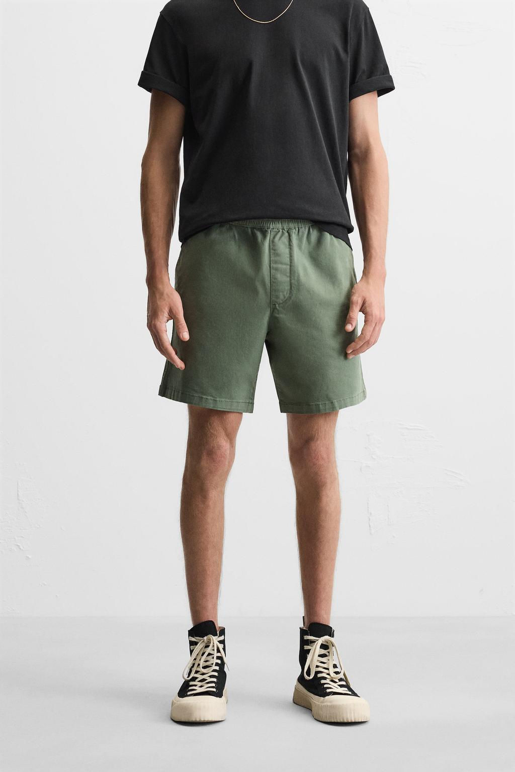 RELAXED FIT BERMUDA SHORTS - Zara фото 20