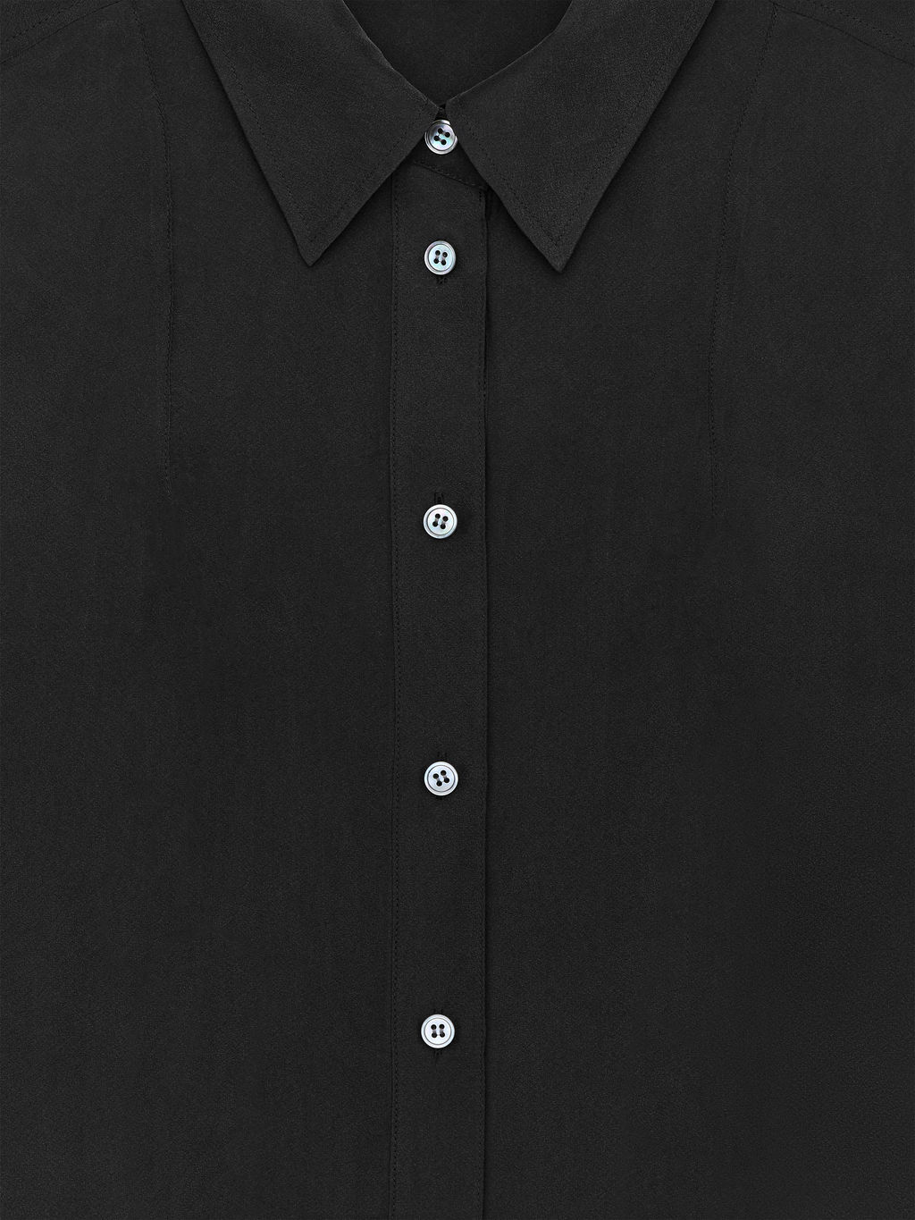 Camisa de seda ajustada - H&m фото 6